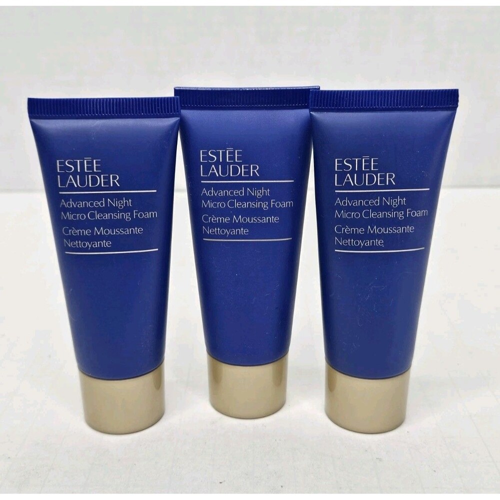 Lot of 3 Estee Lauder Advanced Night Micro Cleansing Foam 1oz/30ml